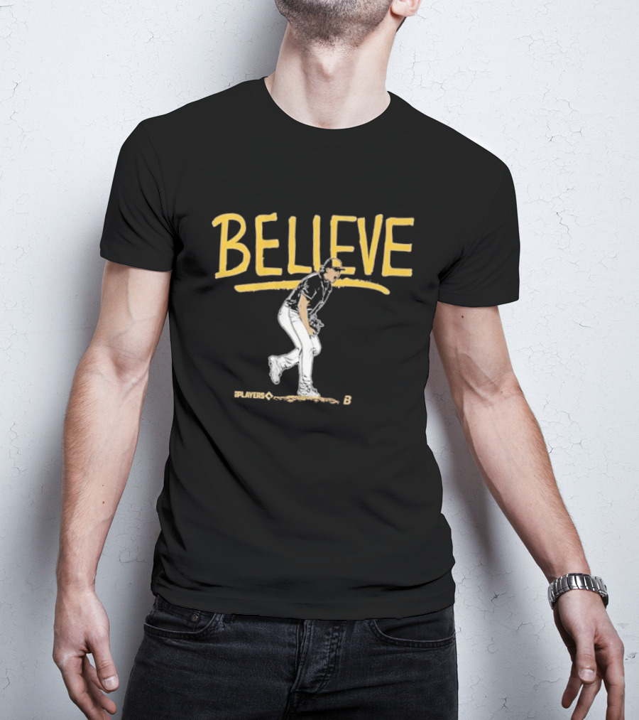 Garrett Mitchell Milwaukee Brewers Believe Runner T-Shirt