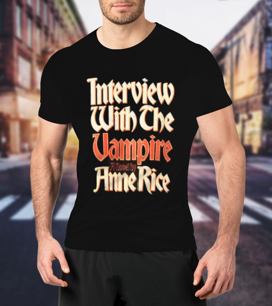 Interview With The Vampire Novel Anne Rice First Edition T-Shirt