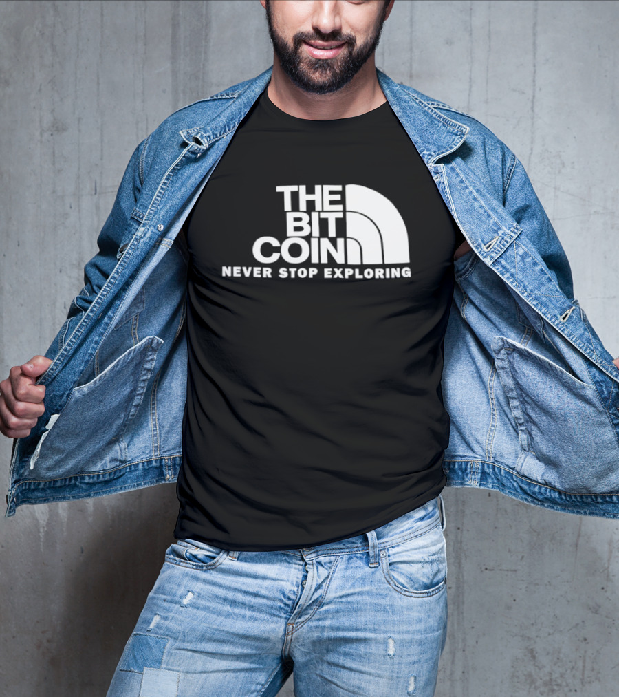 The Bit Coin Never Stop Exploring Adventure T-Shirt
