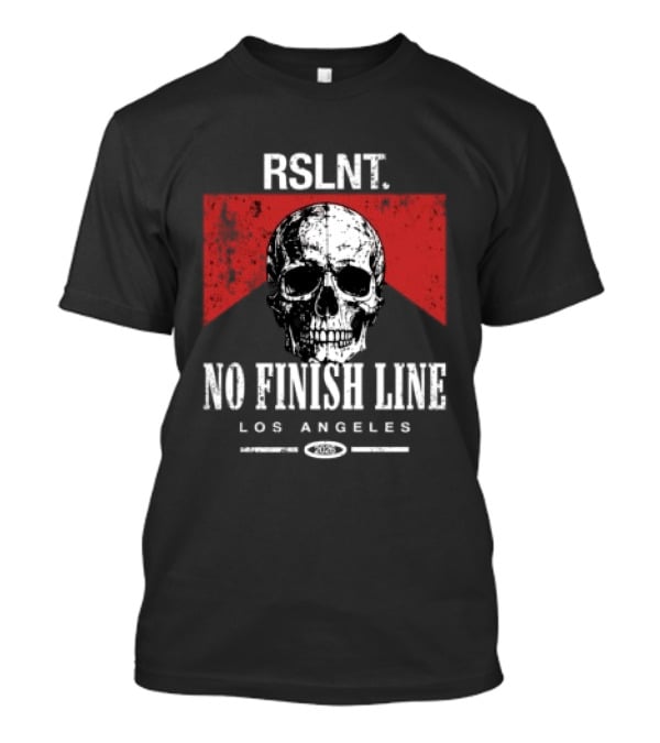 Rslnt No Finish Line Los Angeles Skull T-Shirt