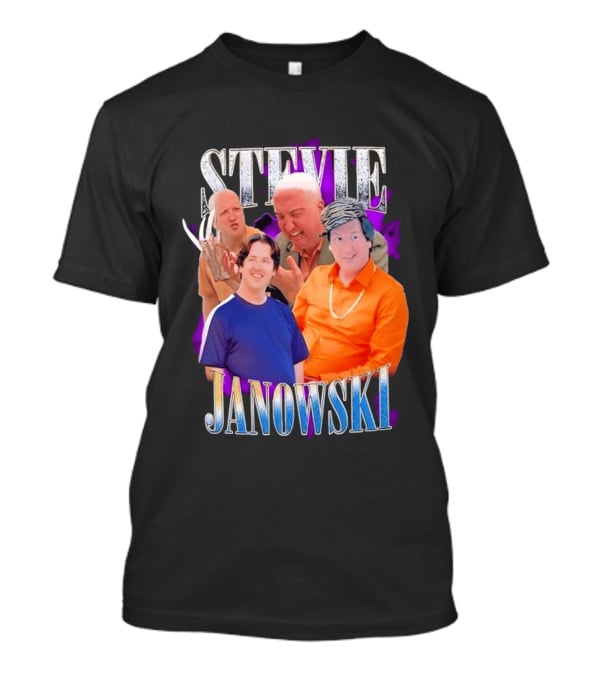 Stevie Janowski Comedy Collage Bootleg T-Shirt