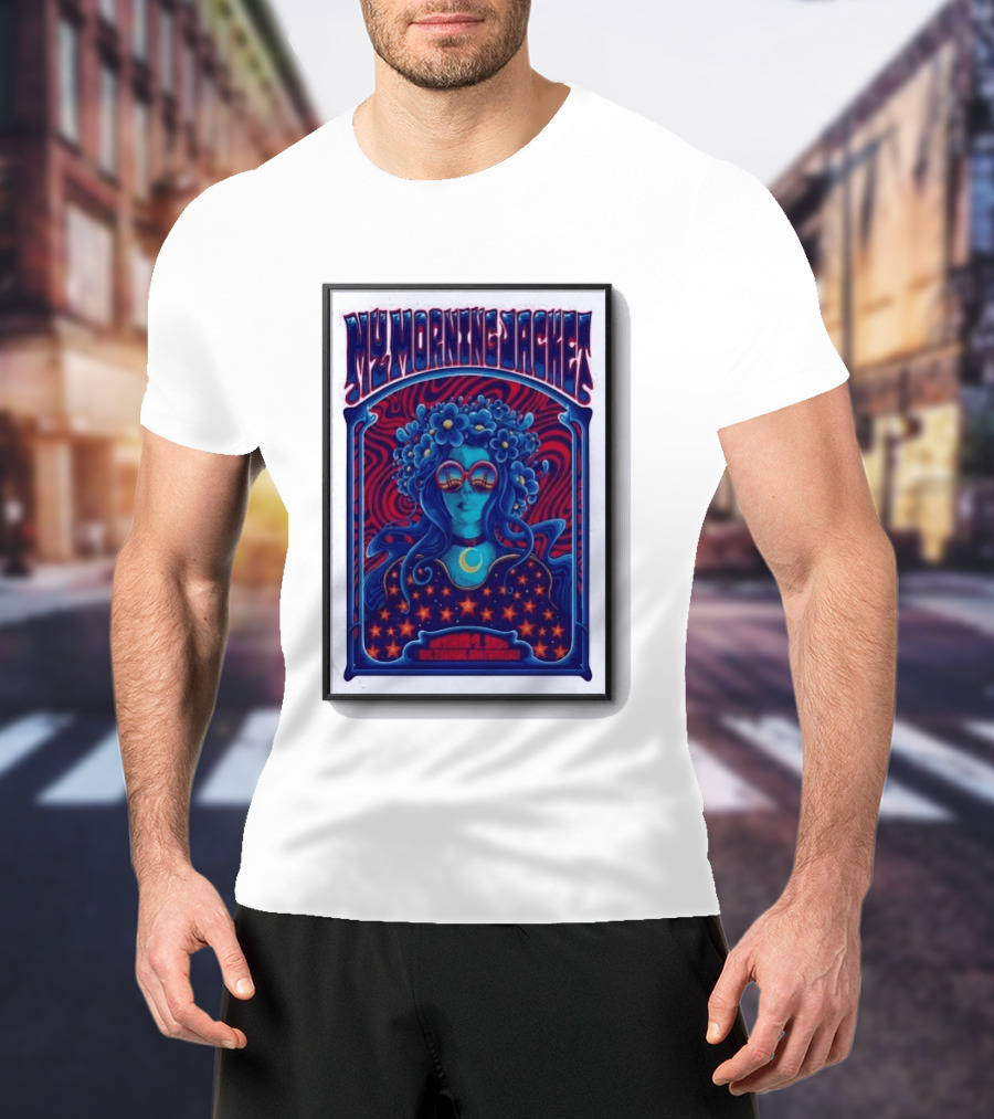 My Morning Jacket San Francisco October 9 2026 Psychedelic Floral Woman T-Shirt