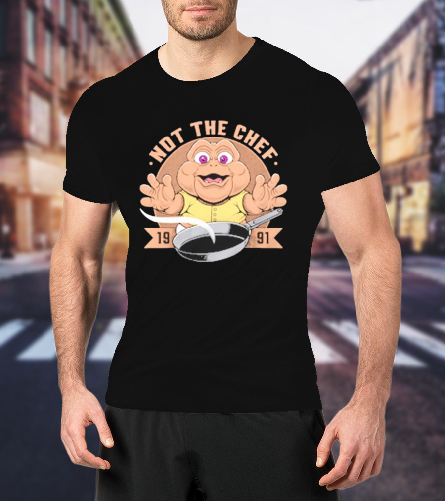 Baby Sinclair Not The Chef 1991 Pan Iconic TV Character Nostalgia T-Shirt
