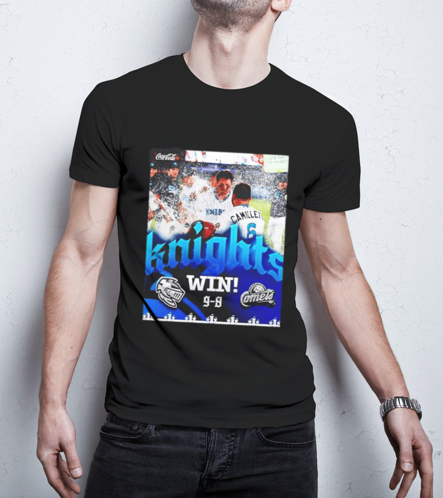 Knights Win 9 8 Against Comets Baseball Celebration T-Shirt