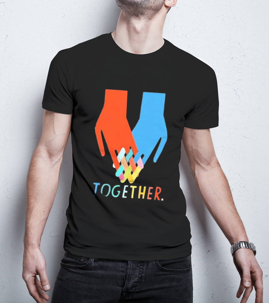 Interlocking Hands Unity Concept Together T-Shirt