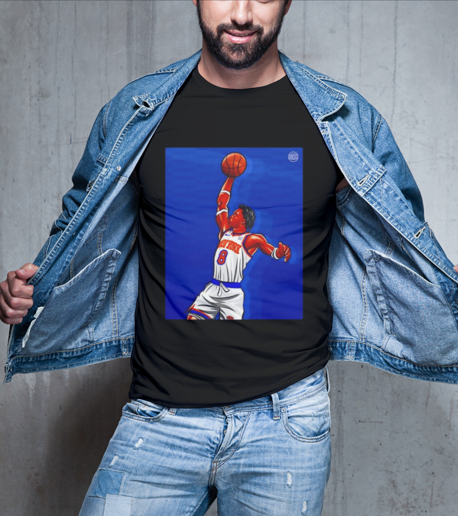 OG Anunoby New York Knicks Dunk Action Moment 8 Jersey T-Shirt