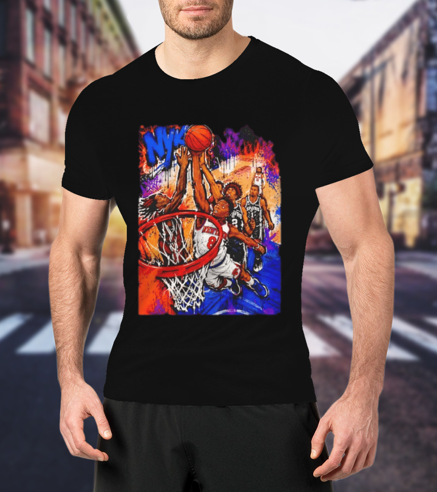 OG Anunoby New York Knicks NYK Basketball Art NBA T-Shirt