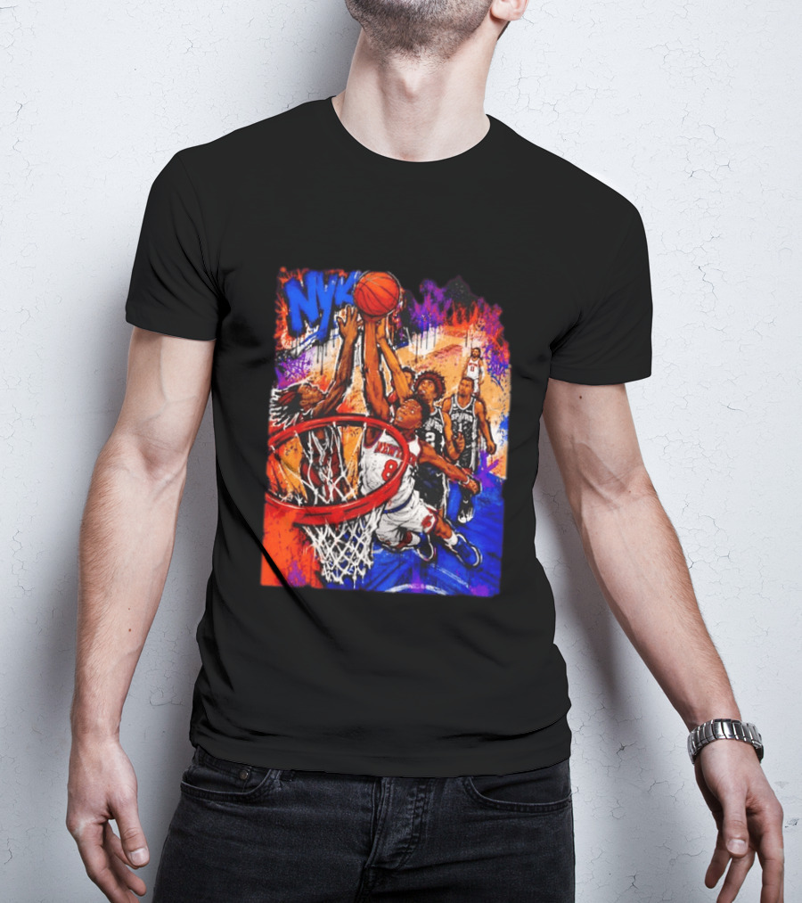OG Anunoby New York Knicks NYK Basketball Art NBA T-Shirt