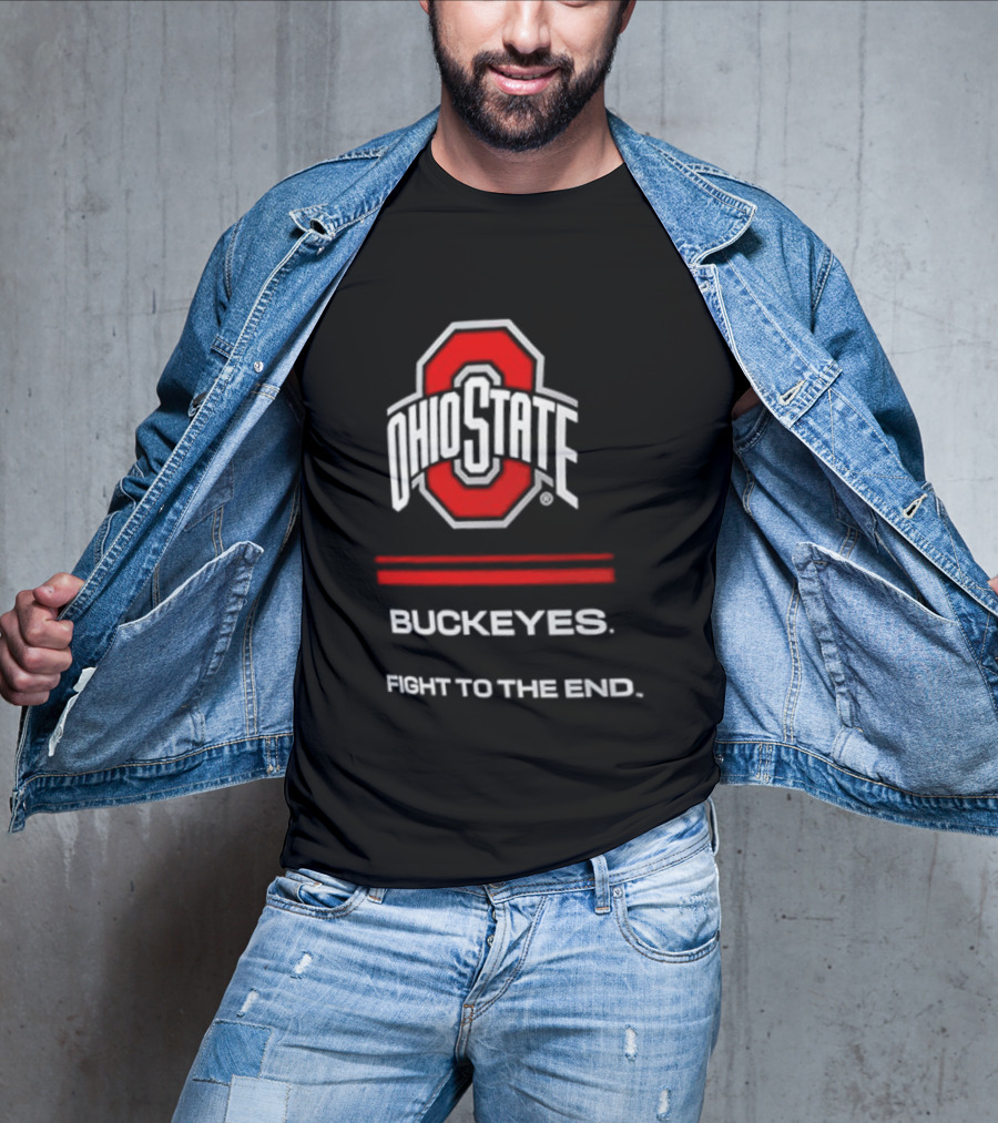 Ohio State Buckeyes Fight To The End NCAA Team Spirit T-Shirt