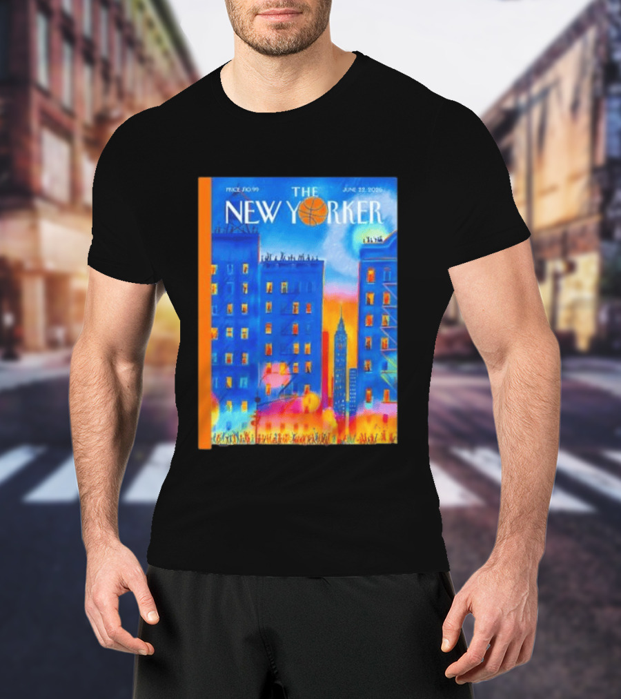 Pierre Emmanuel Lyet The New Yorker June 12 2023 Basketball Art Cover T-Shirt