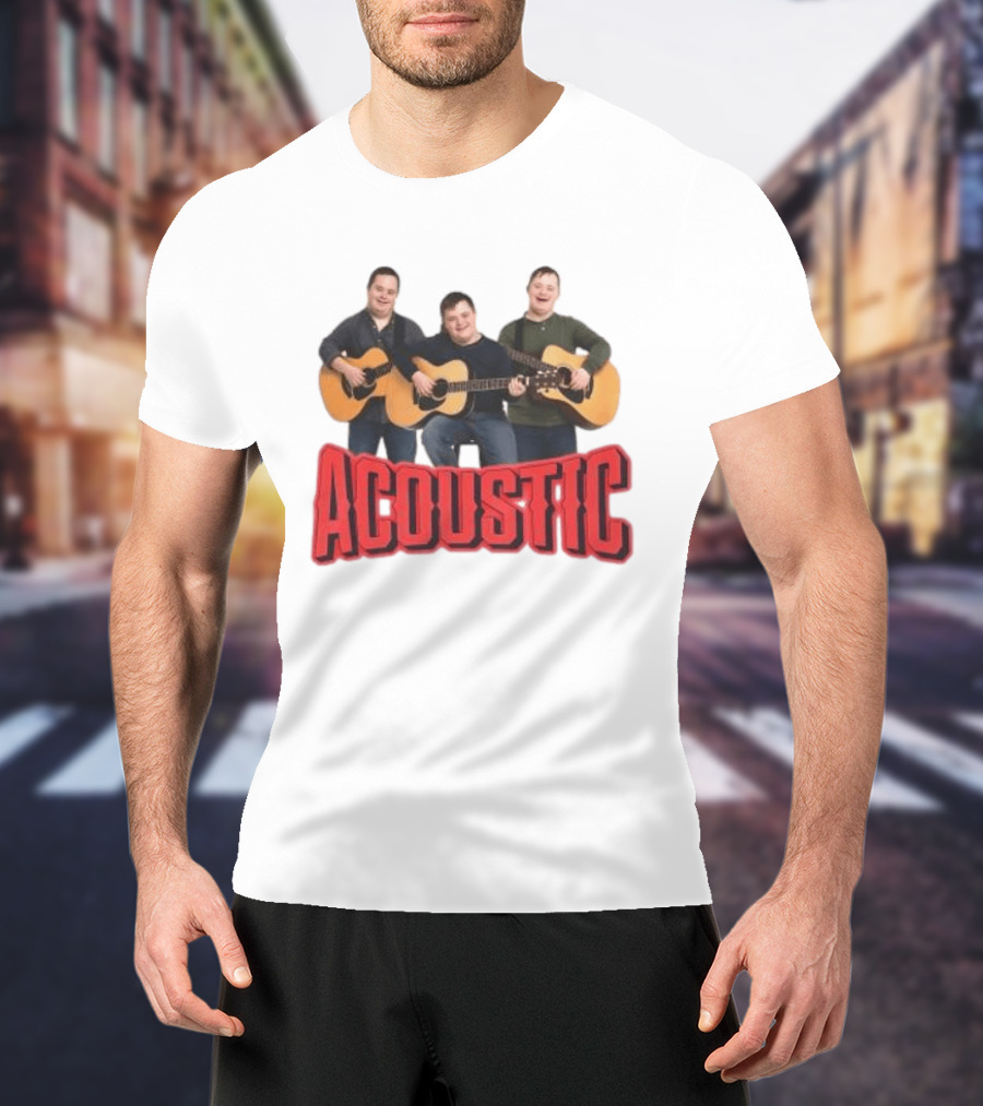 Acoustic Play Guitar Meme Trio T-Shirt