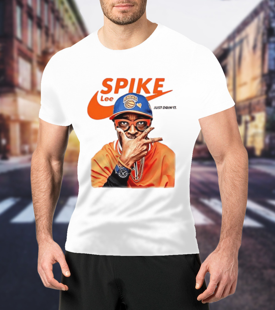 Spike Lee Knicks New York JUST DOIN IT T-Shirt