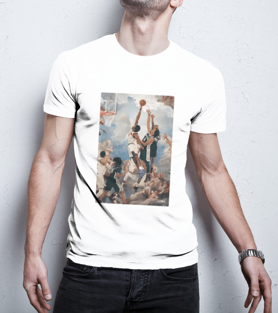 OG Anunoby Slam Dunk Basketball Masterpiece With Cloud T-Shirt