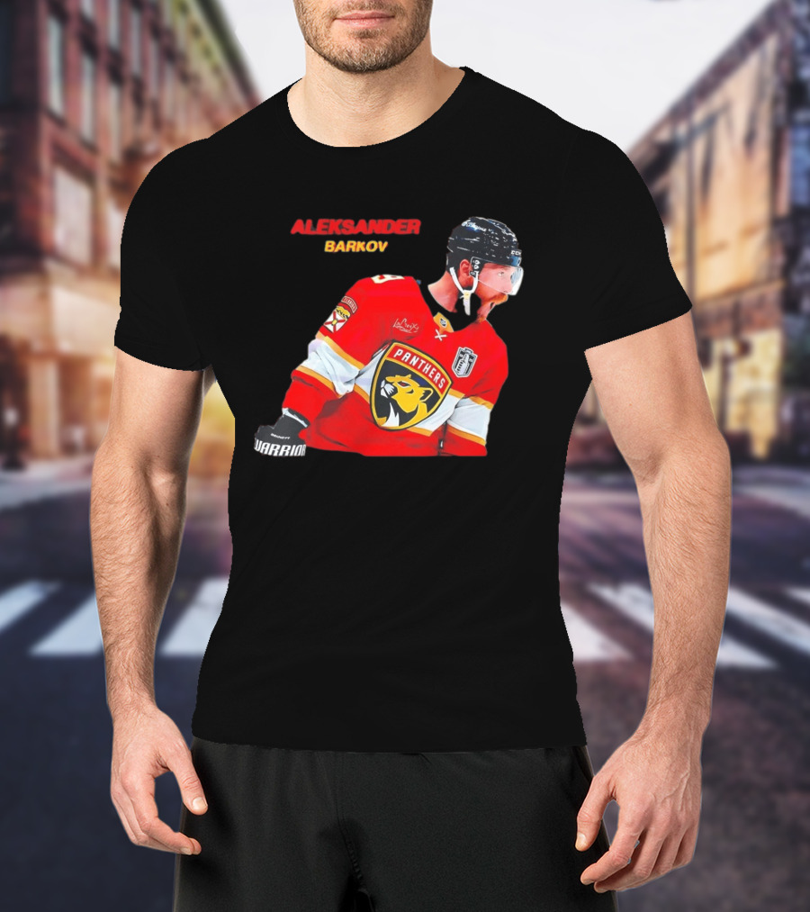 Aleksander Barkov Number 16 Florida Panthers Red Hockey Jersey T-Shirt