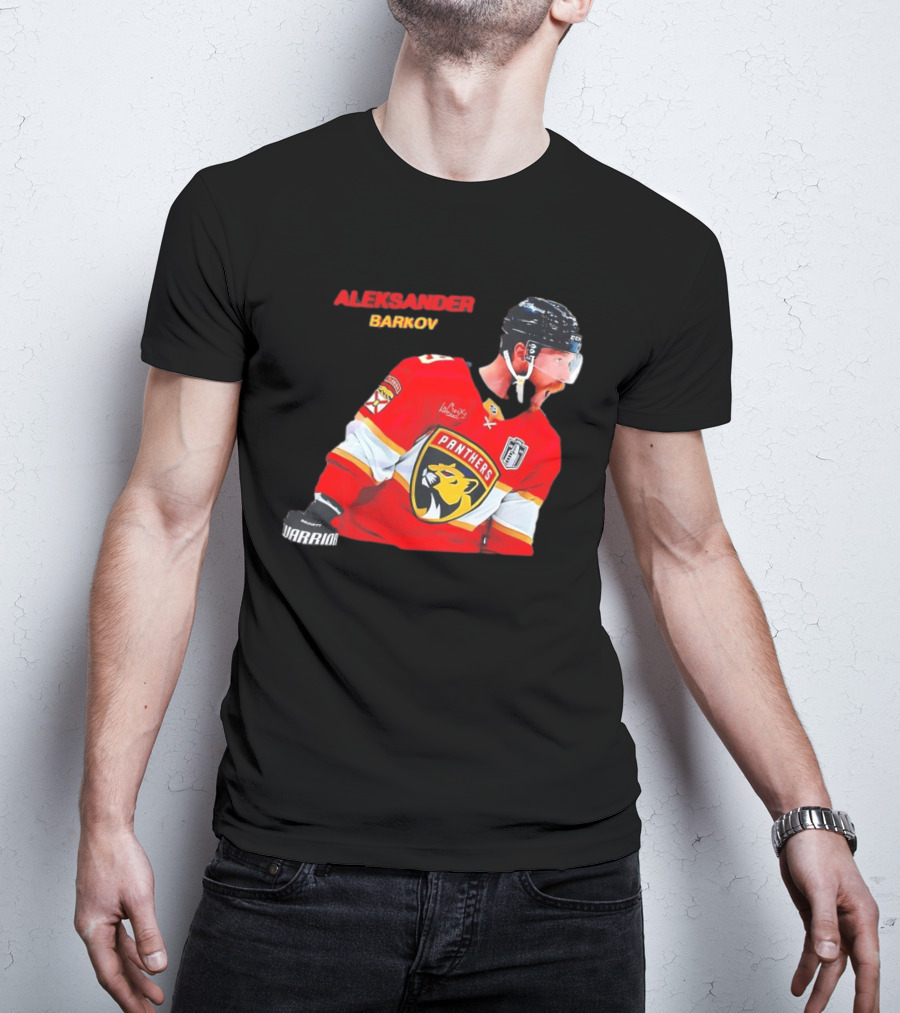 Aleksander Barkov Number 16 Florida Panthers Red Hockey Jersey T-Shirt