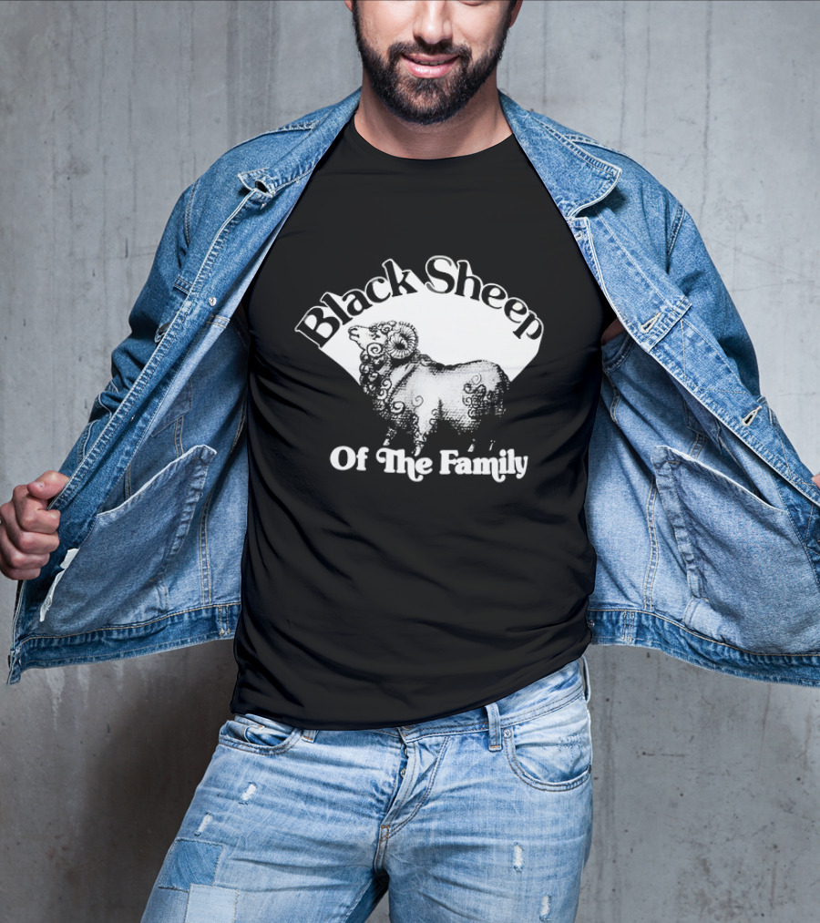 Black Sheep Of The Family Playful Sheep T-Shirt