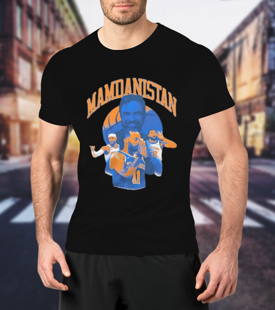 MAMDANISTAN Jalen Brunson New York Knicks Basketball Fan T-Shirt