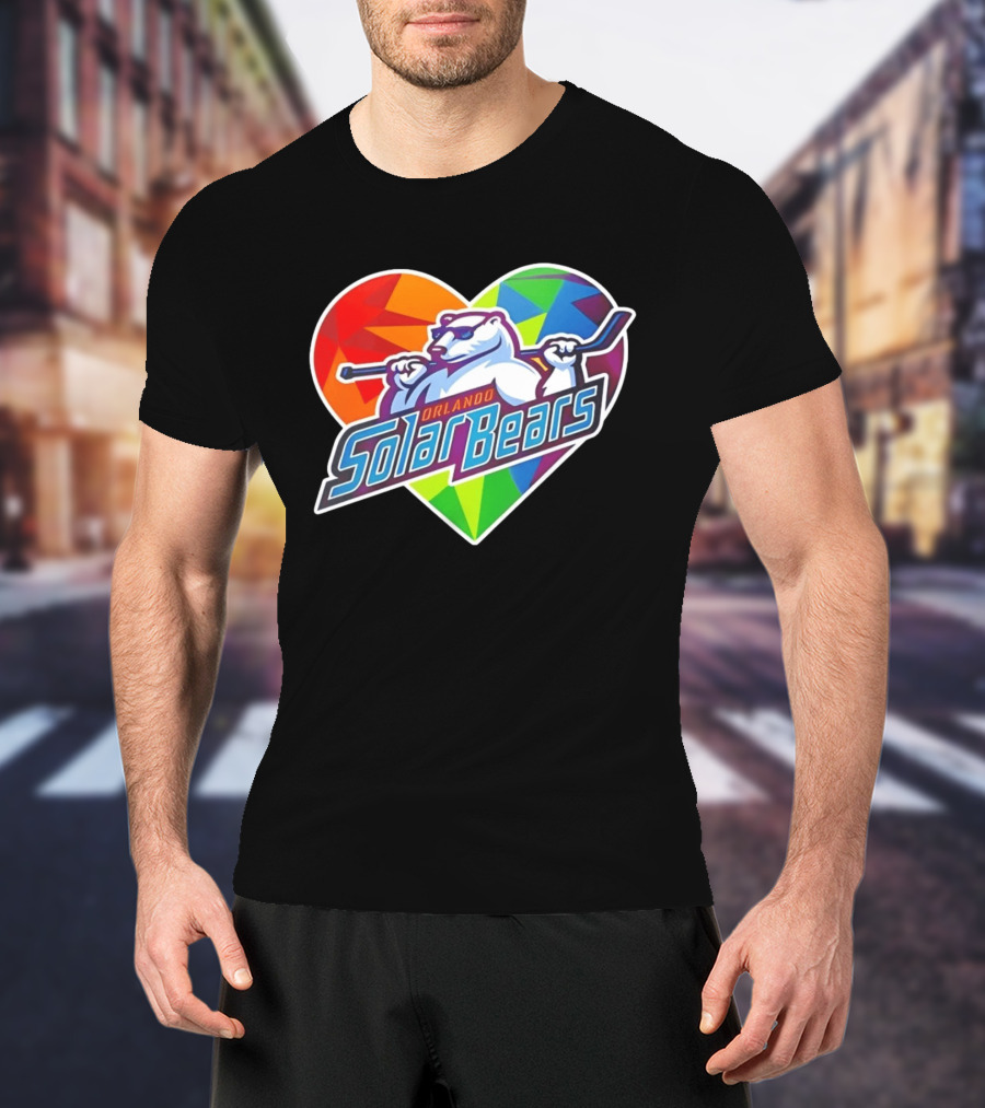 Orlando Solar Bears Pride Night 2026 Heart T-Shirt