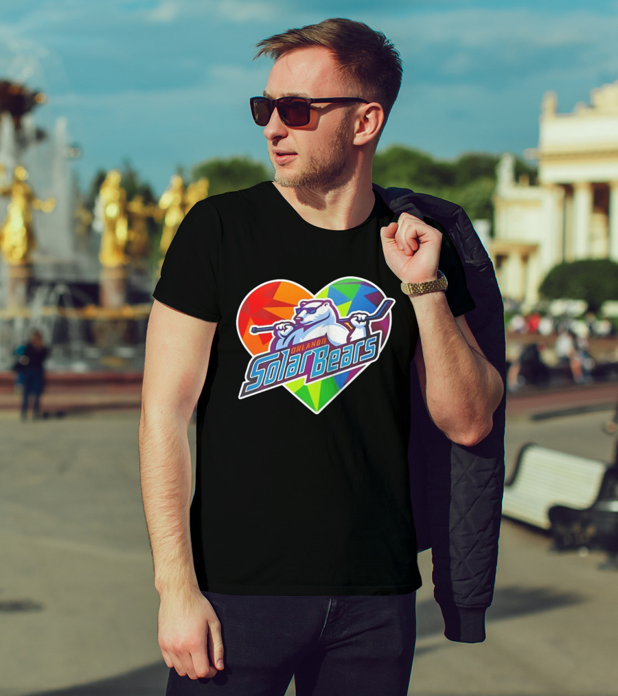 Orlando Solar Bears Pride Night 2026 Heart T-Shirt