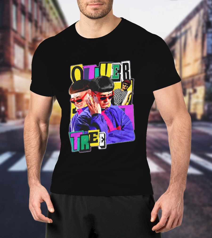 Oliver Tree 1993 2026 Memorial Collage With Retro Sunglasses T-Shirt