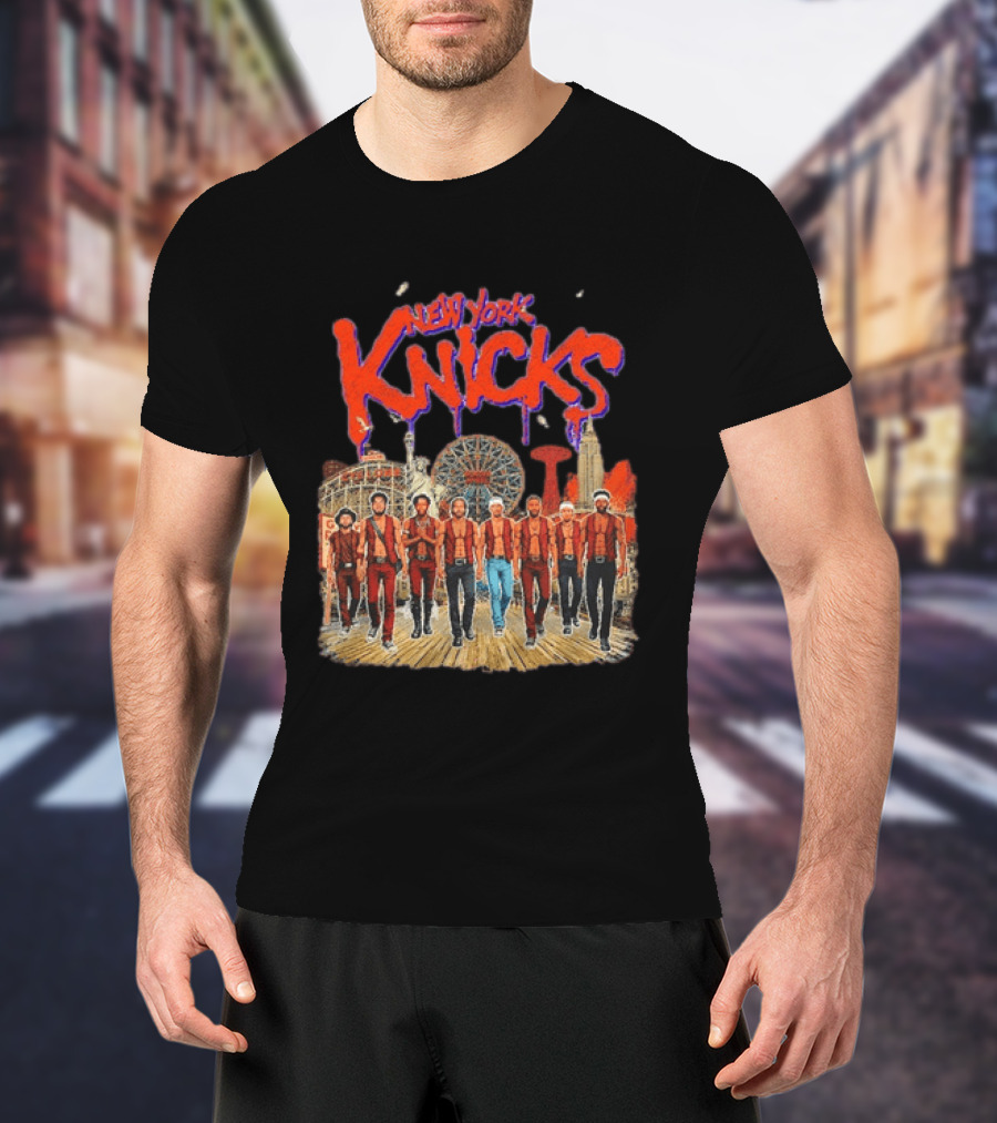 New York Knicks NBA Warriors Wonder Wheel Coney Island T-Shirt