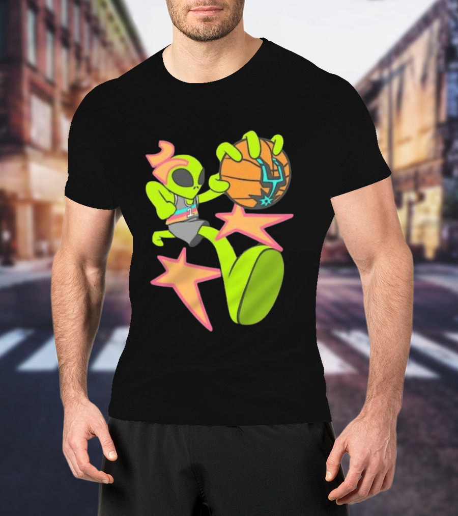 Victor Wembanyama Alien San Antonio Spurs 1 Basketball Star T-Shirt