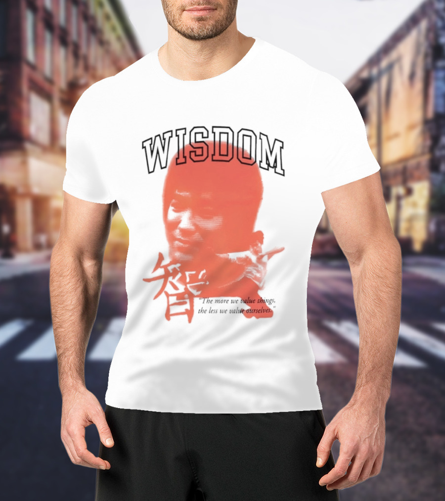 Bruce Lee Awake NY Wisdom Red T-Shirt