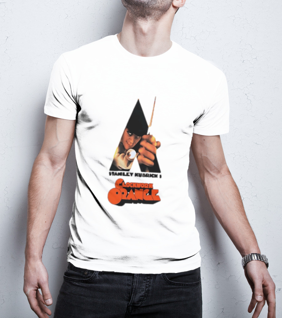 Stanley Kubrick's A Work Orange Alex DeLarge Iconic Film T-Shirt