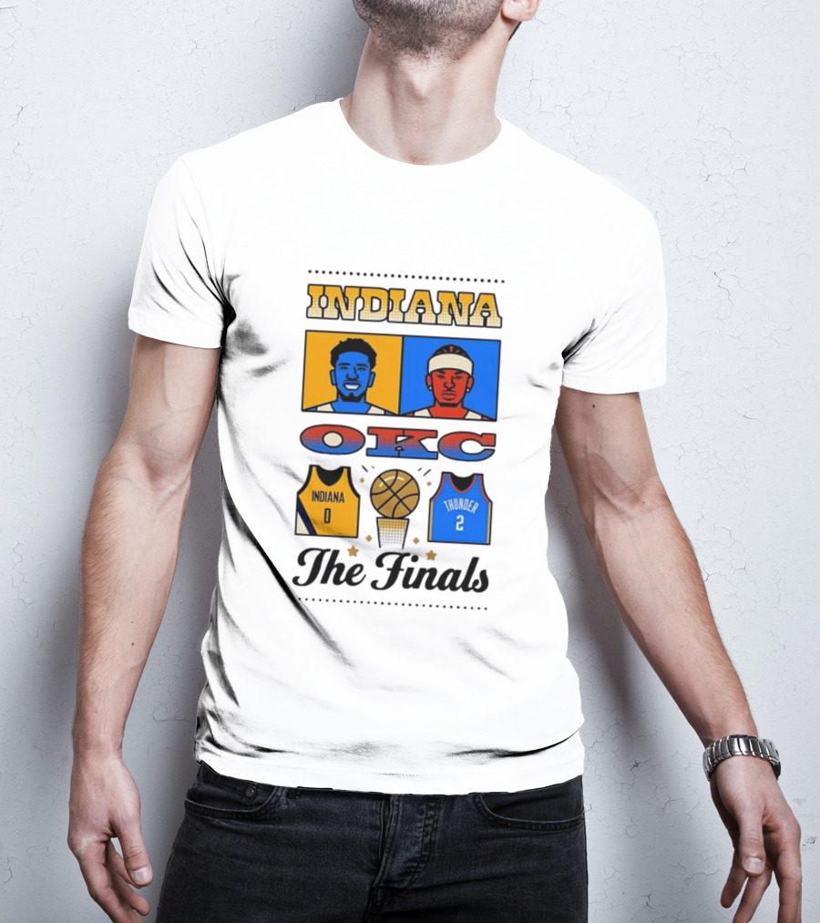 Indiana OKC Basketball The Finals Faceoff T-Shirt