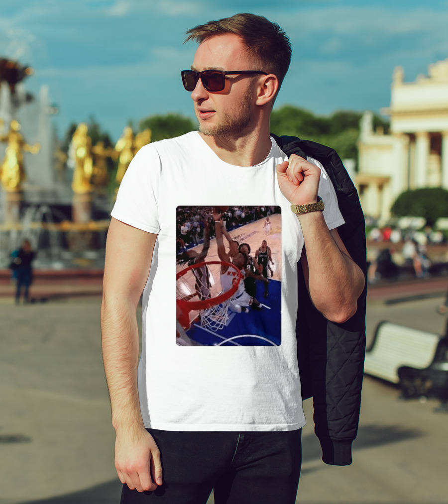 OG Anunoby Laocoon Knicks Game 4 Basketball Moment T-Shirt