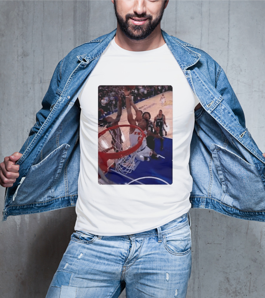 OG Anunoby Laocoon Knicks Game 4 Basketball Moment T-Shirt