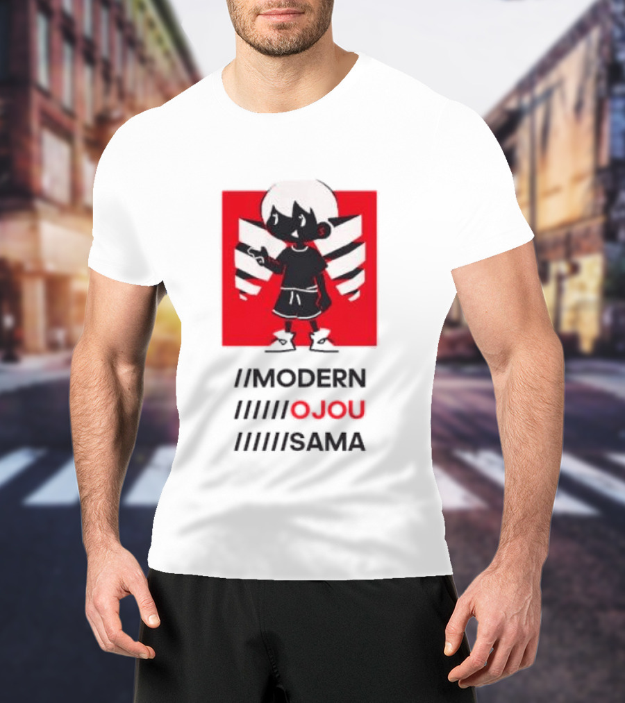 Modern Ojou Sama Character With Bold Hairstyle And Attitude T-Shirt
