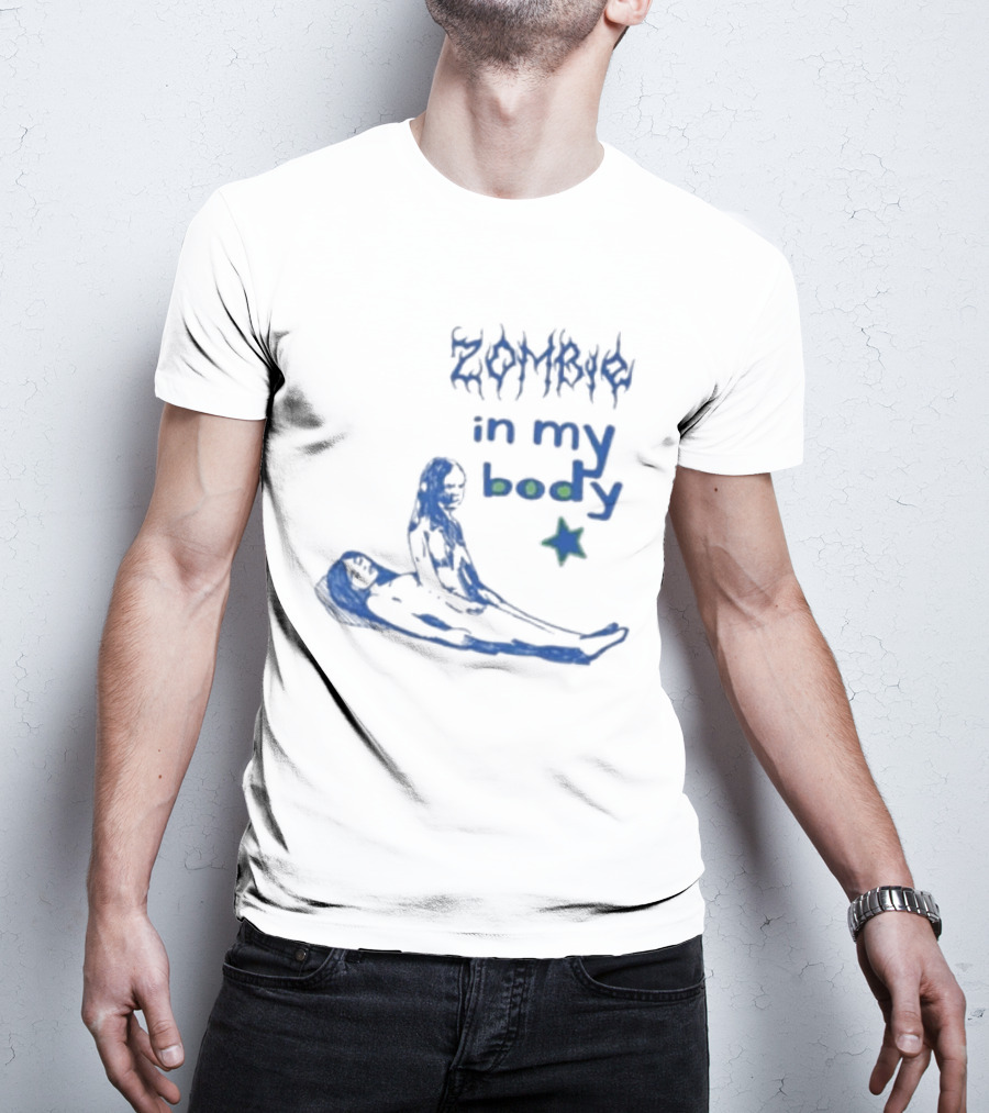 Olivia Rodrigo Zombie In My Body Blue Sketchy T-Shirt