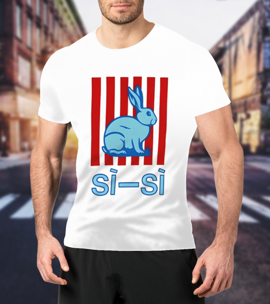 Rm Bottega Veneta Sisi Rabbit Stripes Si Si T-Shirt