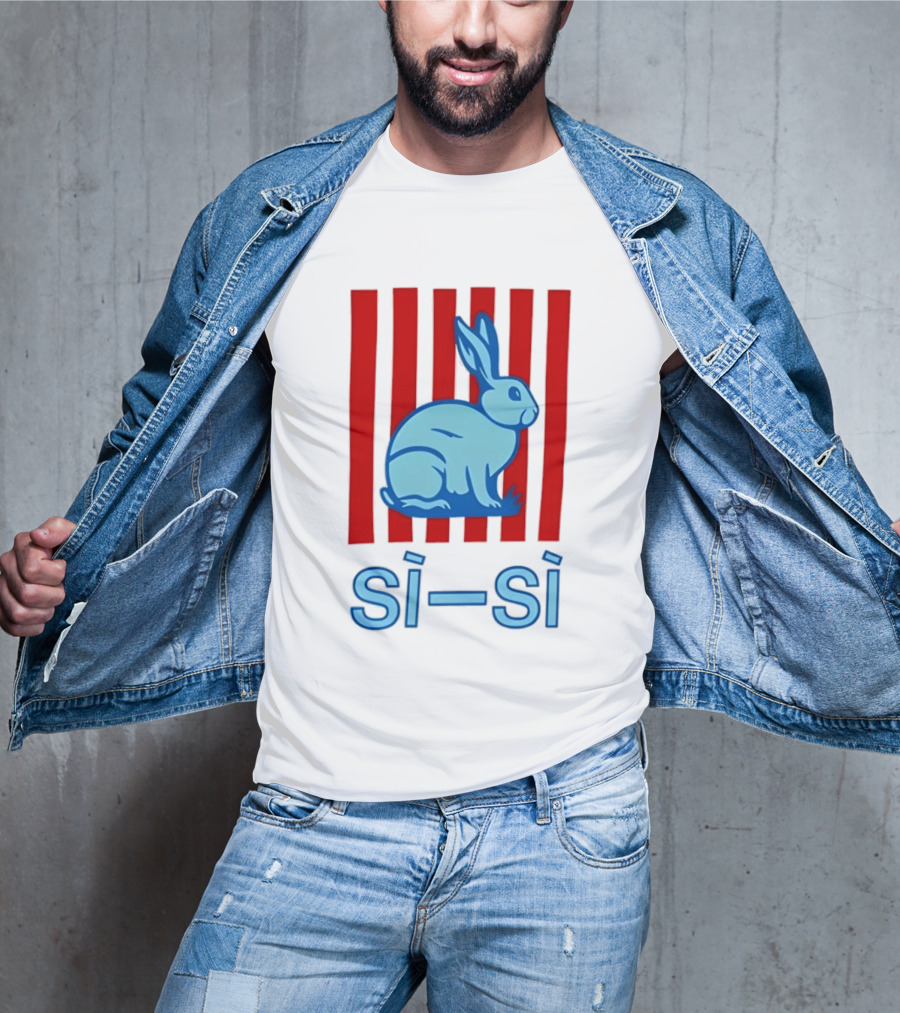 Rm Bottega Veneta Sisi Rabbit Stripes Si Si T-Shirt
