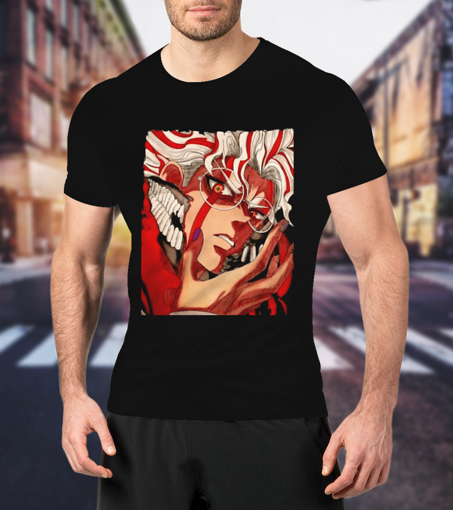 Akaza Kimetsu No Yaiba Upper Rank Three Anime T-Shirt