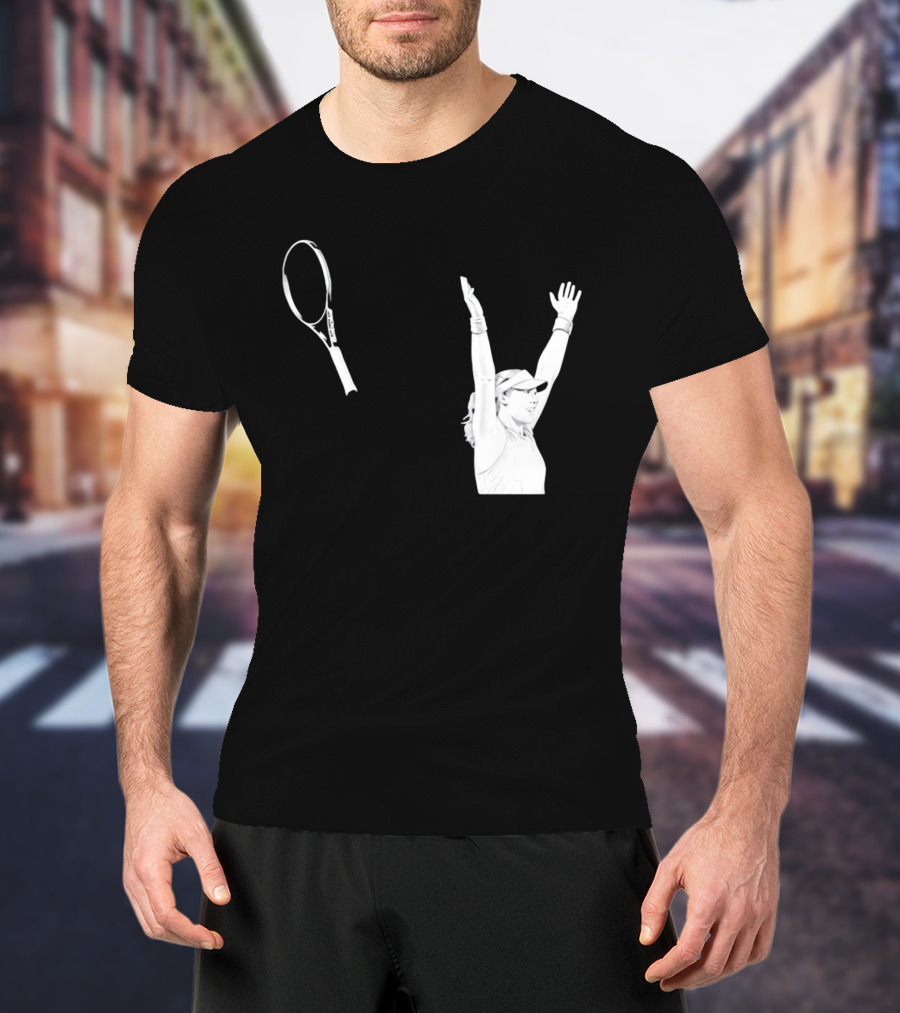 Babolat Tennis Player Celebration Arms Raised Victory T-Shirt