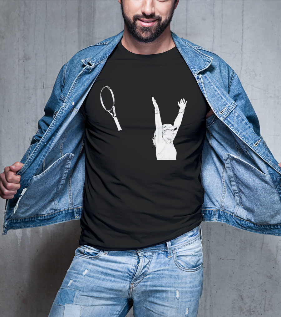 Babolat Tennis Player Celebration Arms Raised Victory T-Shirt