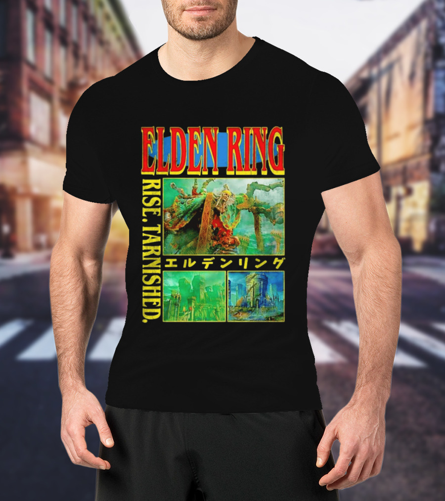 Elden Ring Godrick The Grafted Rise Tarnished Japanese T-Shirt