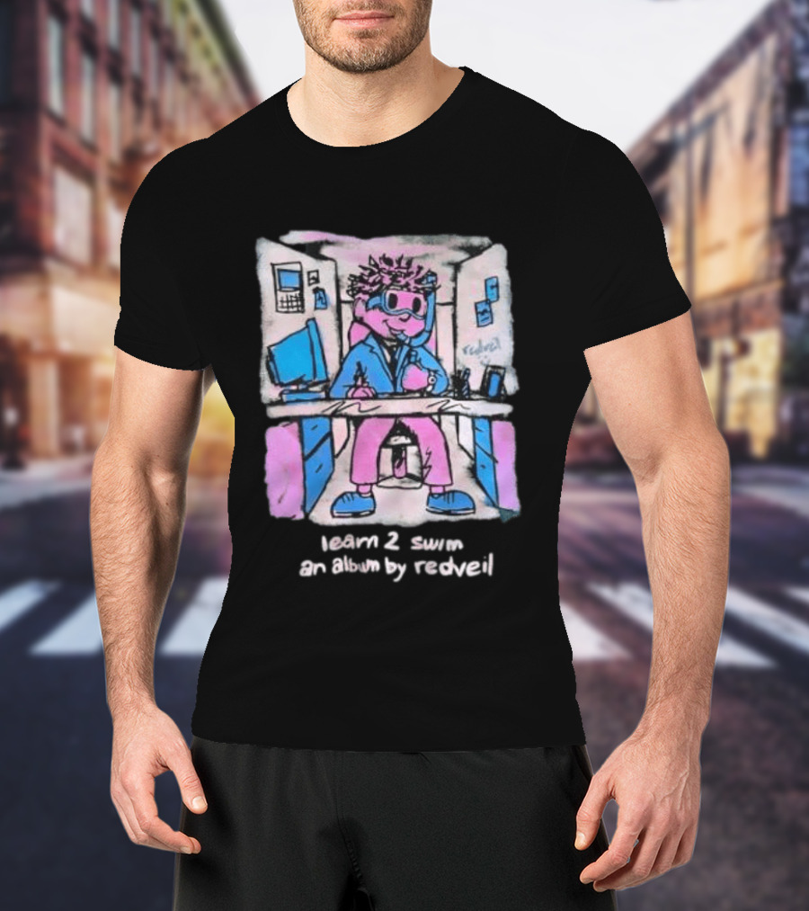 Learn 2 Swim An Album By Redveil Stylized T-Shirt