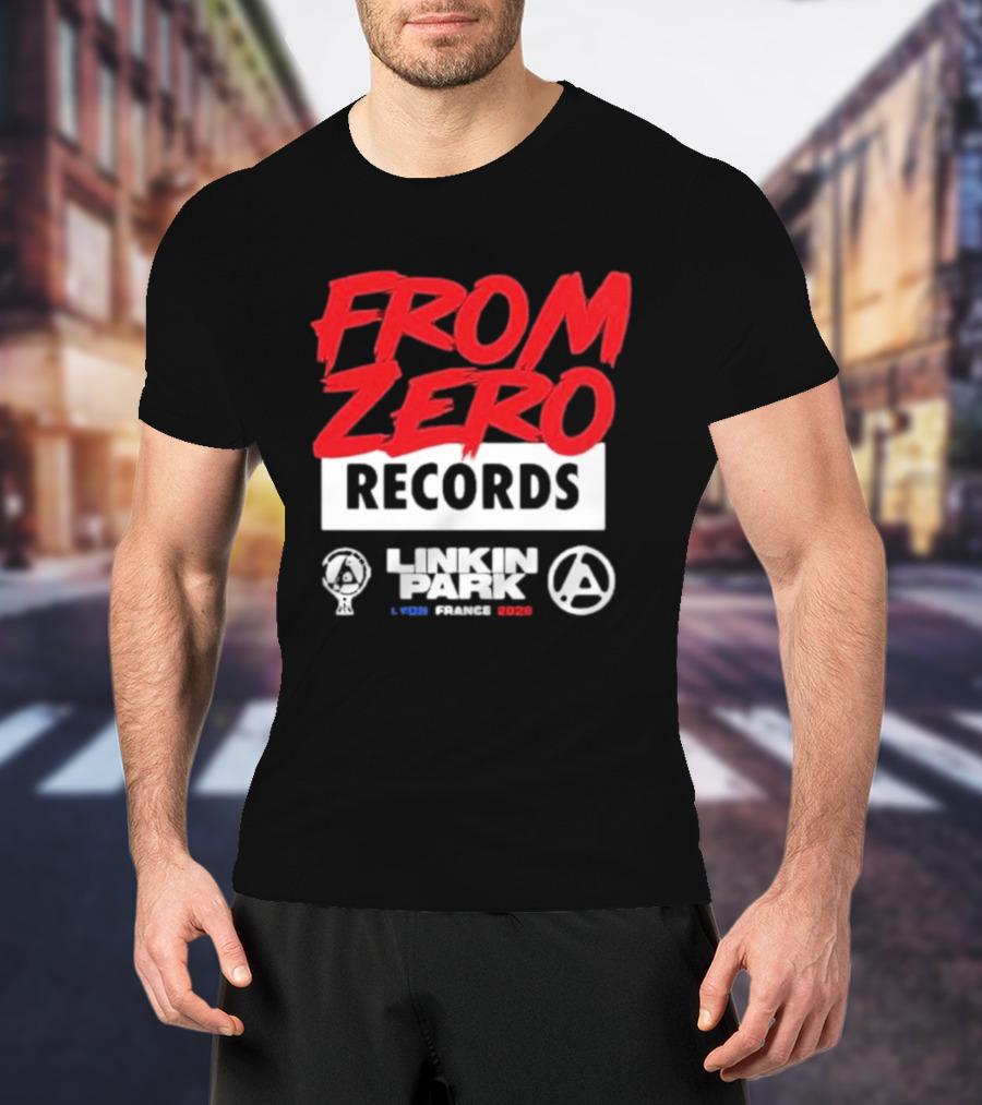 From Zero Records Linkin Park Lyon France 2026 T-Shirt