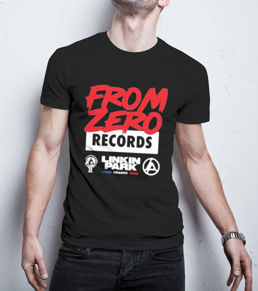 From Zero Records Linkin Park Lyon France 2026 T-Shirt