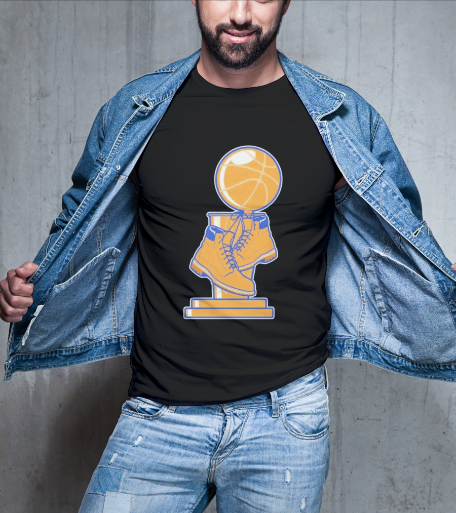 NY Basketball Trophy Timberland Boots T-Shirt