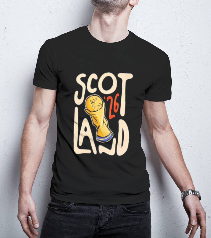 Scotland 2026 Trophy Cup Celebration T-Shirt