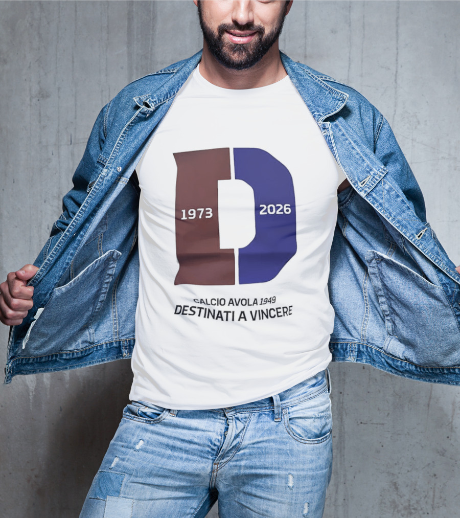 Calcio Avola 1949 Destinati A Vincere 1973 2026 T-Shirt