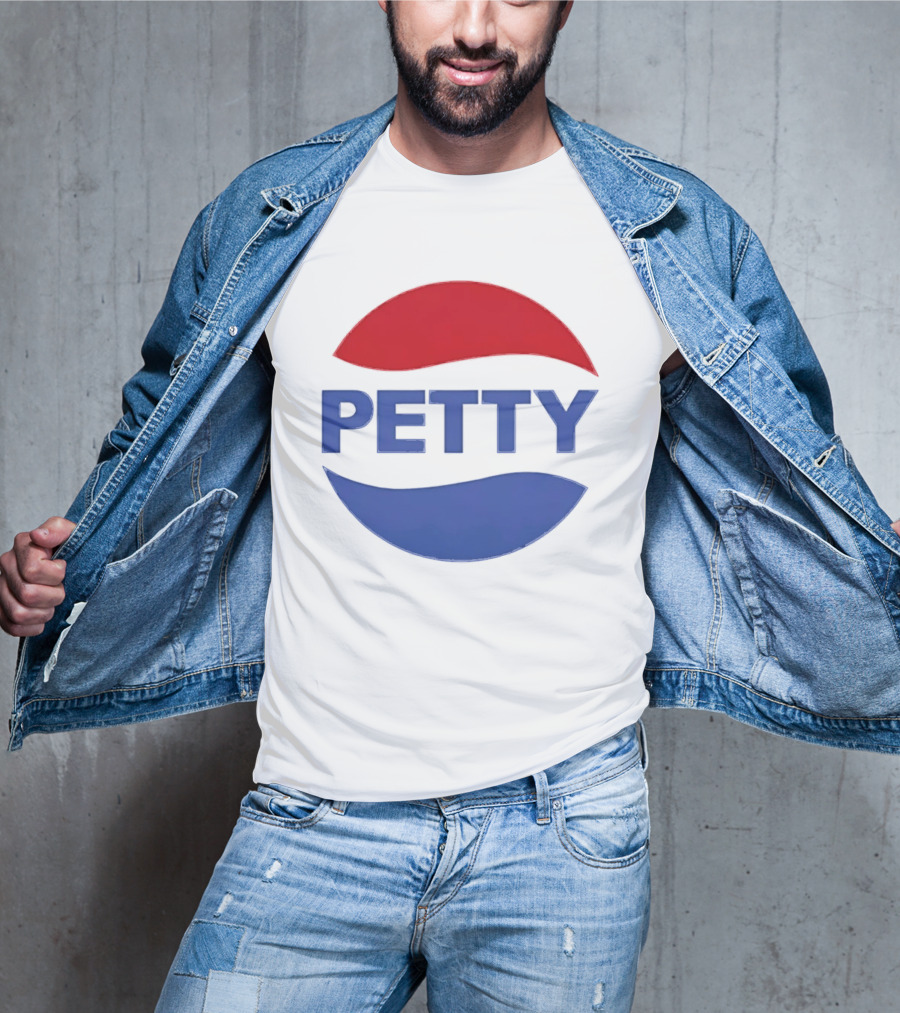 PETTY Pepsi Parody Red Blue T-Shirt