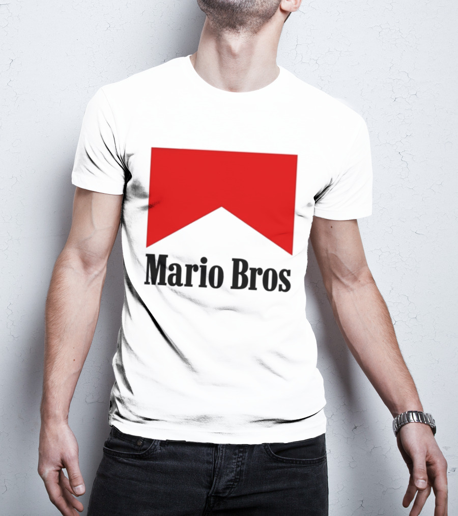 Mario Bros Red Banner T-Shirt