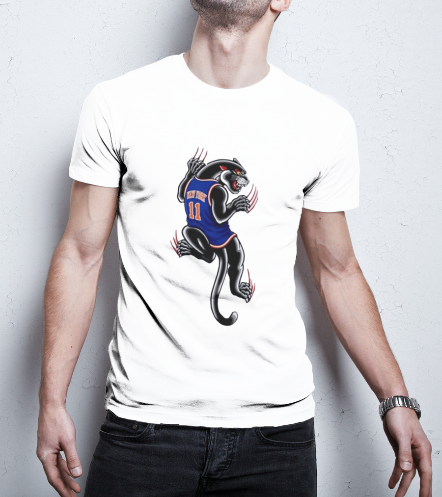 New York 11 Panther Clawing Back Sports Jersey T-Shirt