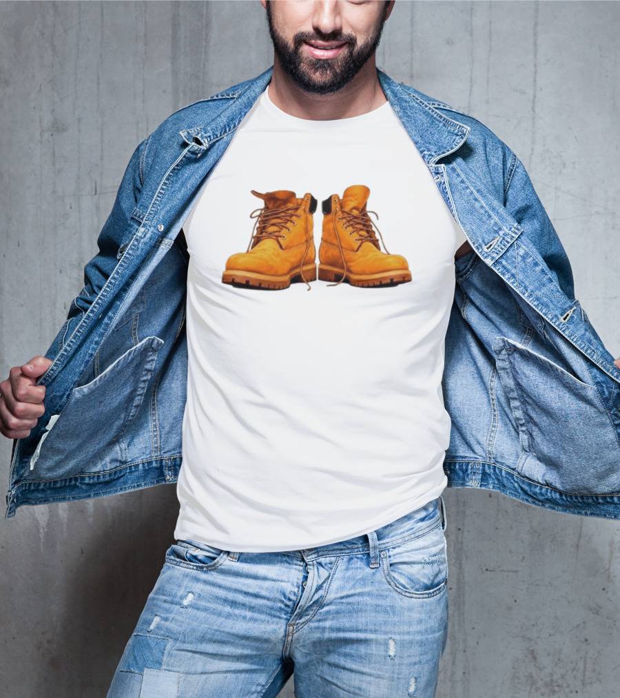 New York Forever Timberland Style Boots T-Shirt