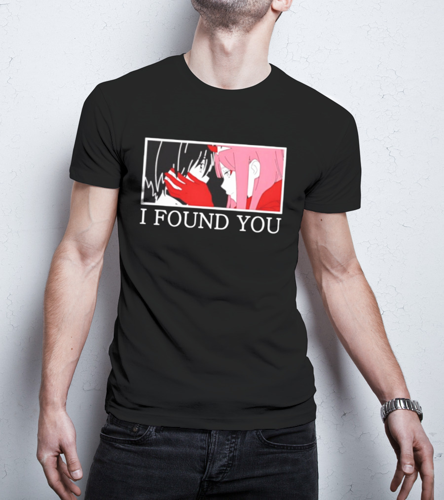 Hiro Zero Two Darling In The Franxx I Found You Anime Manga Pair Scene T-Shirt